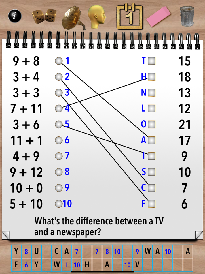 #2. Math Connections Set 1 (iOS) 来自: Ventura Educational Systems