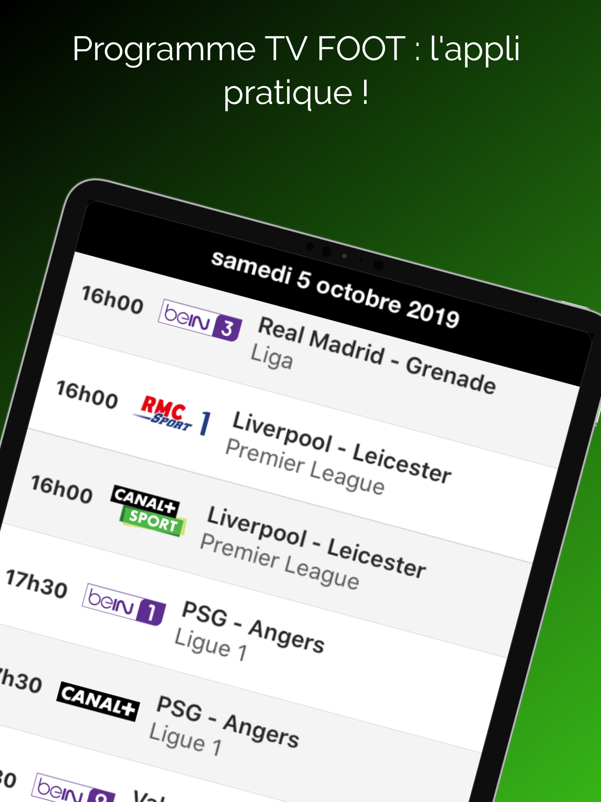 Programme TV Foot screenshot 9