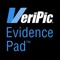 VeriPic Evidence Pad enables law enforcement professionals to capture digital evidence such as photos, videos, and audio recordings from their mobile devices while in the field