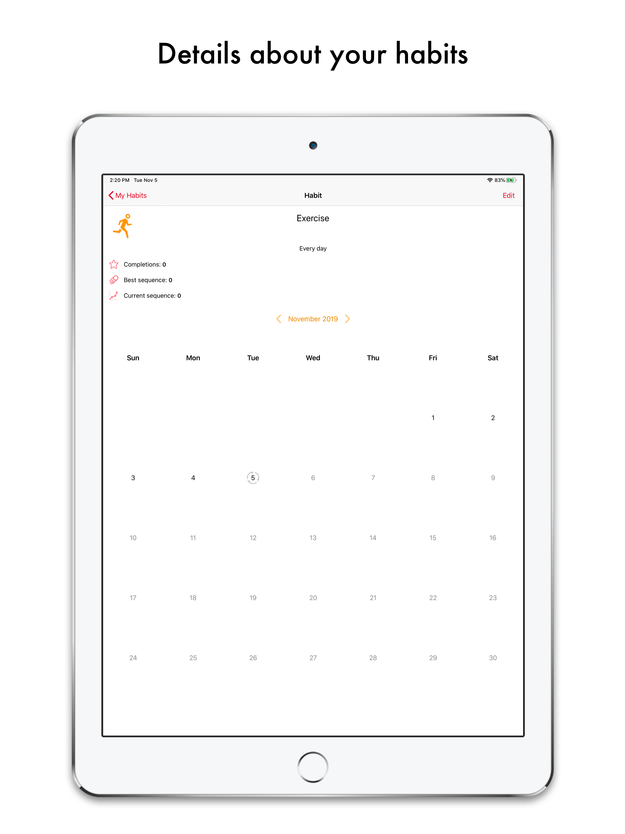 Easy Habit - Goals Reminder