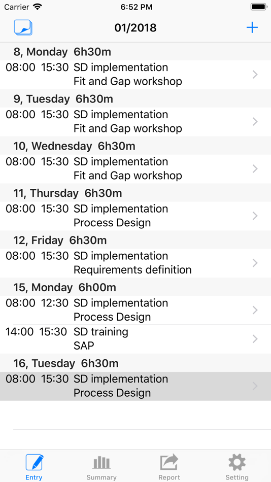 Engineer Work Time - 1.43 - (iOS)