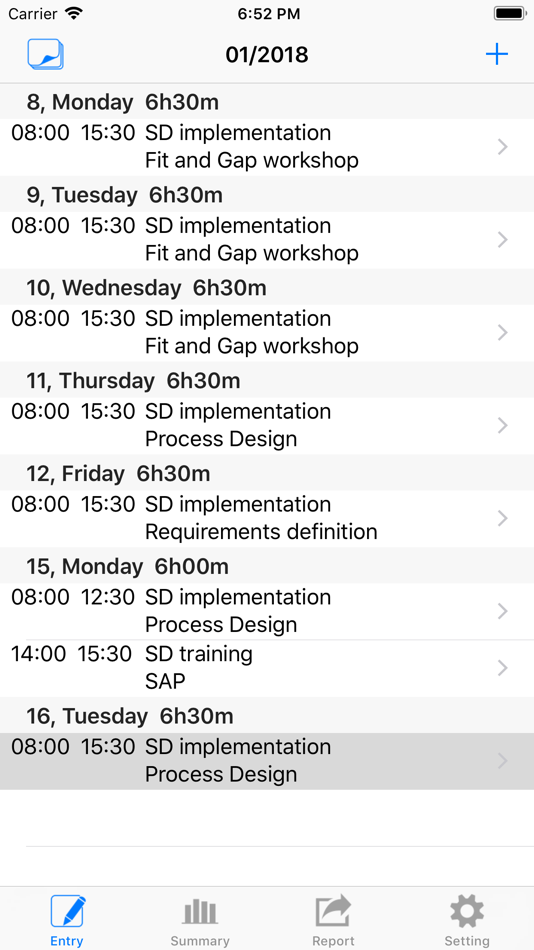 #1. Engineer Work Time (iOS) 由: NOKKEUSI Inc.