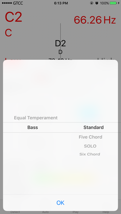 Accurate Bass Tuner Screenshot