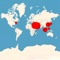 Easily create compelling geographic bubble maps on iPhone, iPad and Mac, visualizing the magnitude of data by bubble size for different geographic locations