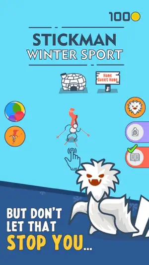 Stickman Ski - winter sports screenshot 4