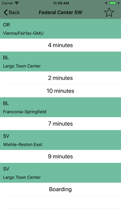 MetroTransit DC Screenshot