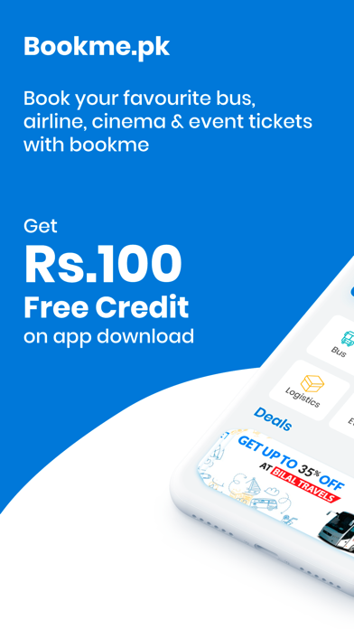 Screenshot #1 pour Bus, Flights Booking - Bookme