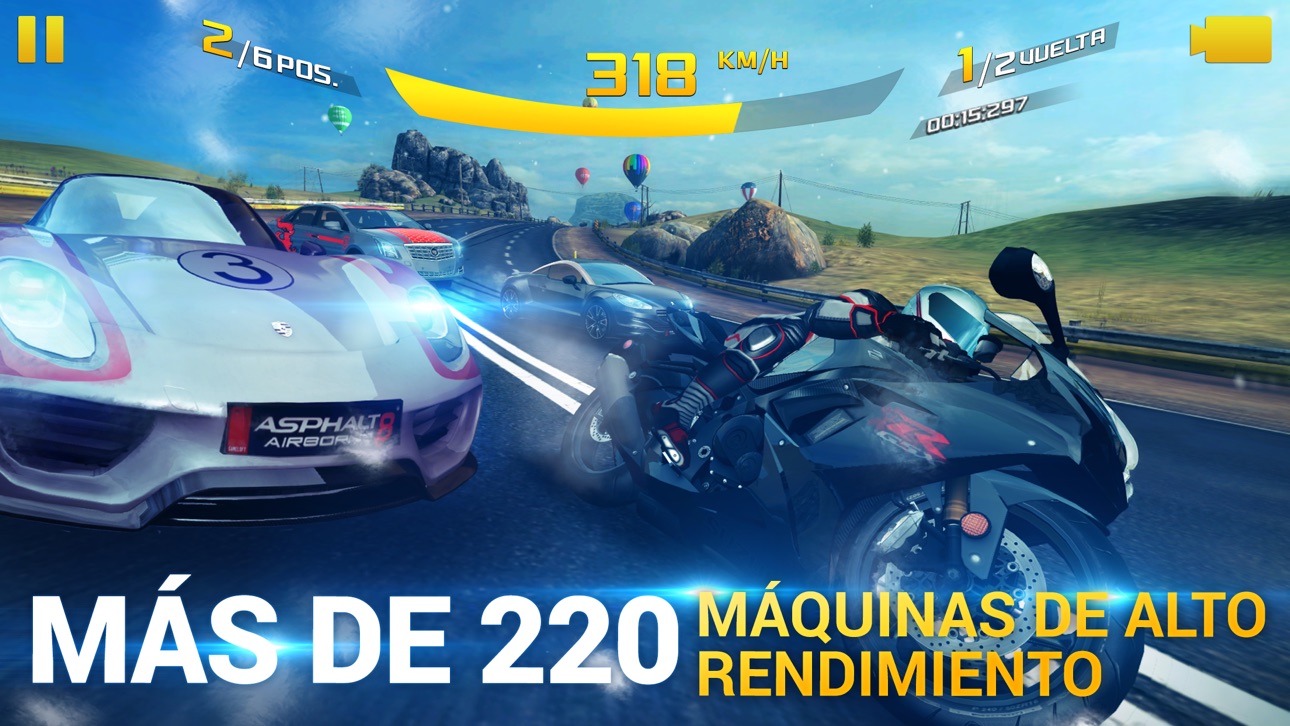 Asphalt 8: Airborne Hack screenshot 3 - iOS game interface