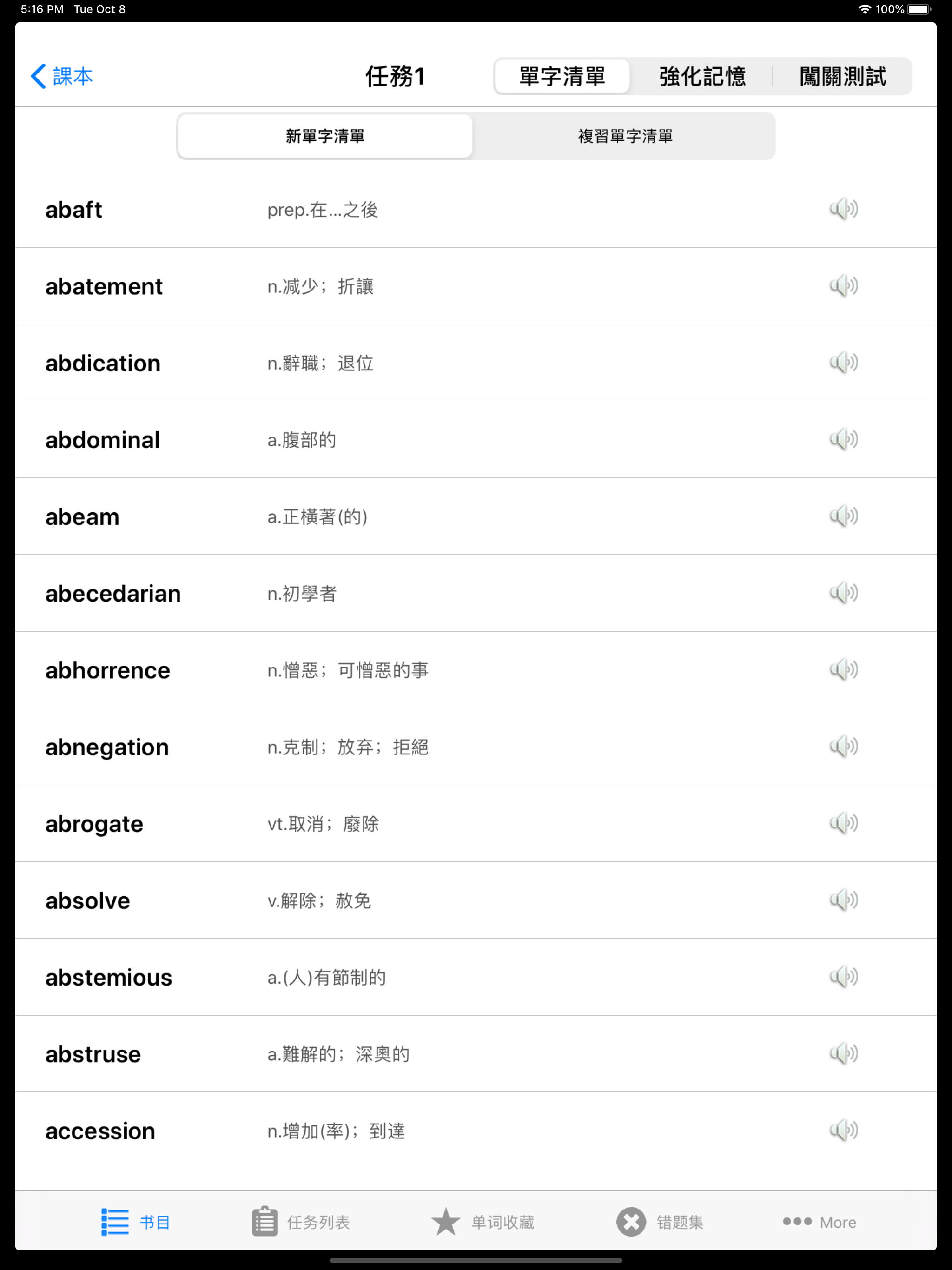 GMAT考试进阶核心背单词汇含语音HD