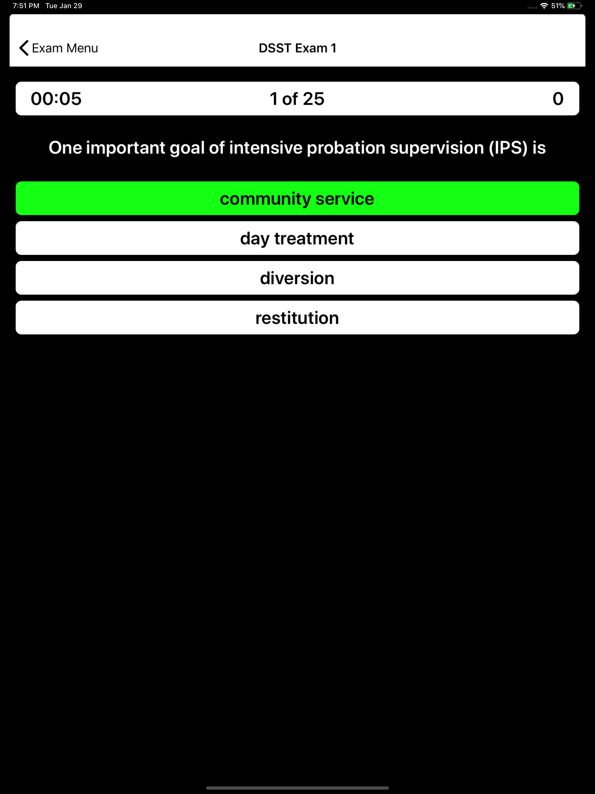DSST Criminal Justice Prep screenshot 15