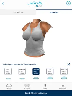 Natrelle 3D Breast Visualizer iPad image 1