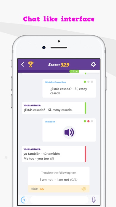 Screenshot #3 pour Lingwing - Language learning