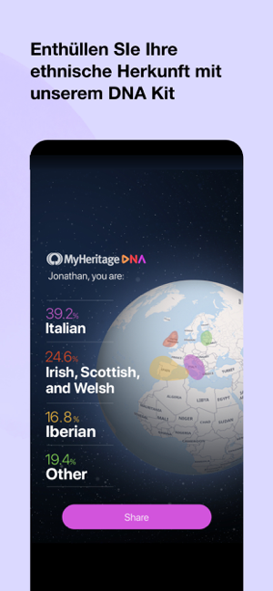 ‎MyHeritage: Stammbaum & DNA Screenshot