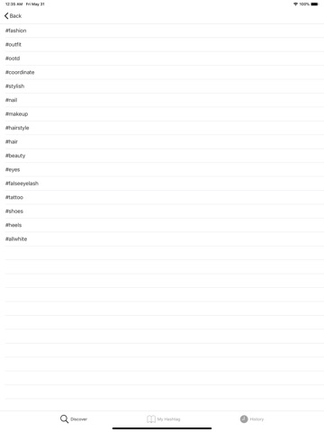 HashtagBook: Copy & Paste Tags iPad screenshot