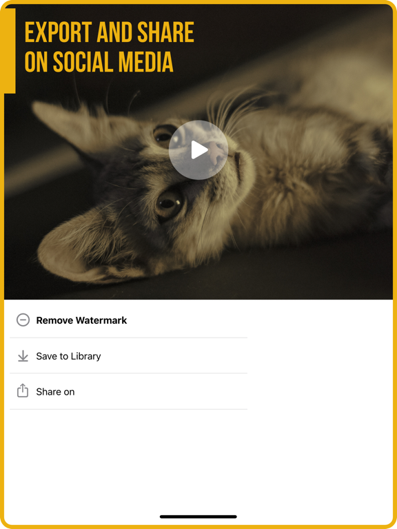 Add Music to Video :cut editor iPad screenshot 6 - Photo & Video app