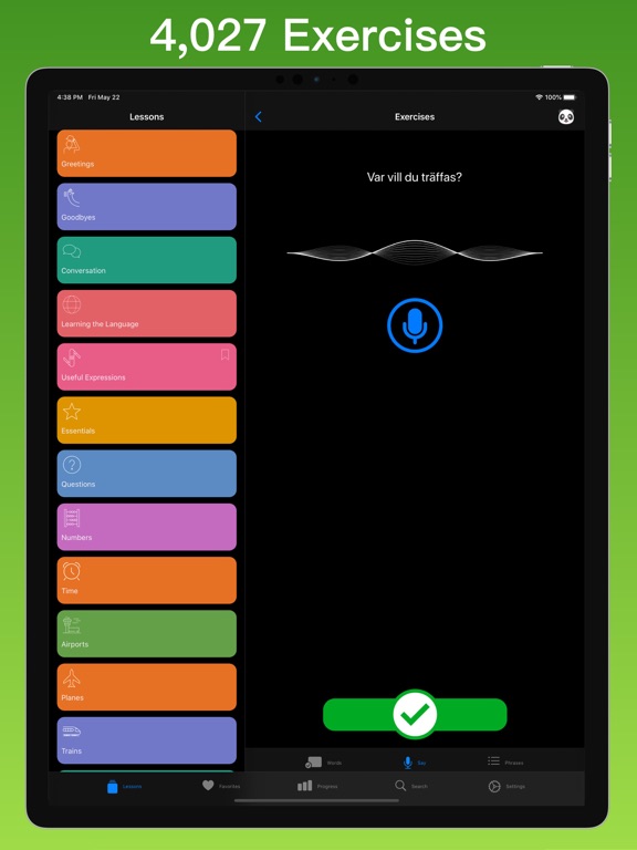 Screenshot #6 pour Learn Swedish +