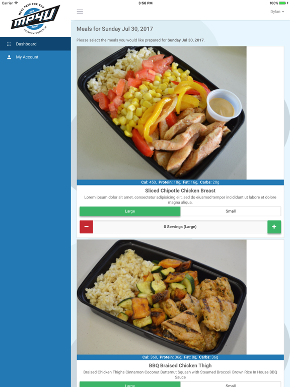 Screenshot #5 pour Meal Prep for You