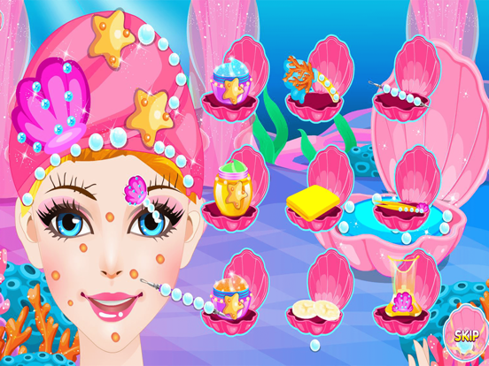Mermaid Games, Dressing & Hair iPad screenshot 4 - Games app