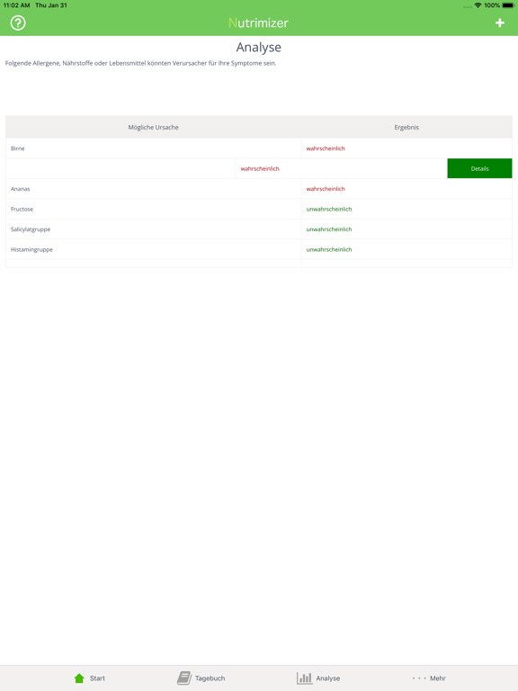 Screenshot #5 pour Nutrimizer