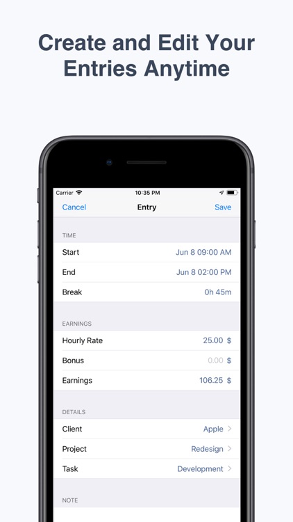 Work Hours Tracker - atWork screenshot-6