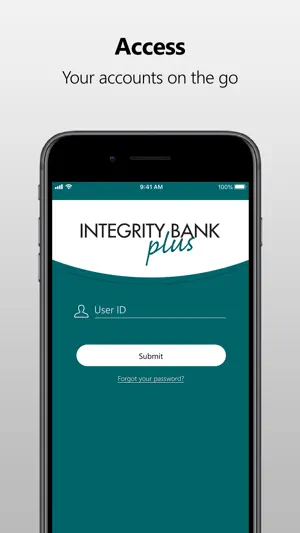 Integrity Bank Plus Mobile screenshot 1