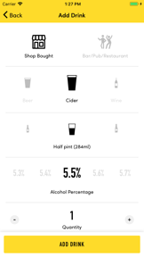 TRY DRY: The Dry January app screenshot