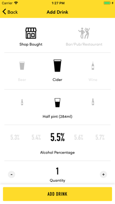 TRY DRY: The Dry January app screenshot 2