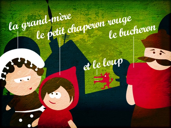 French Little Red Cap iPad screenshot