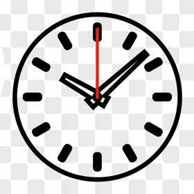 See through Clock