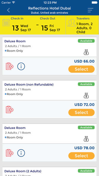 App screenshot