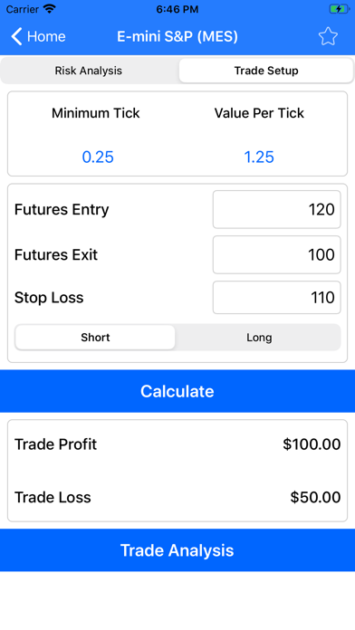 Screenshot #3 pour Futures Calculator