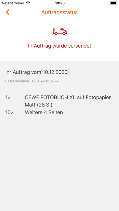 Migros Photo Service Screenshot