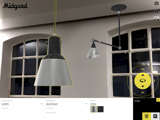 Midgard Lamps AR iPad screenshot
