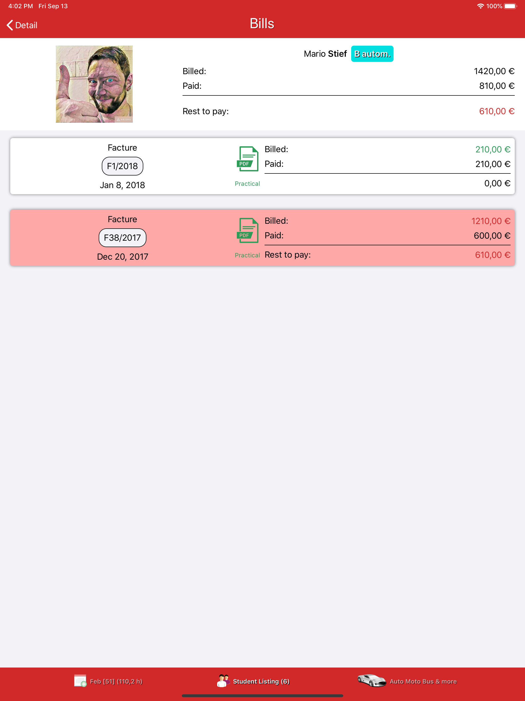 Drivelo Teacher