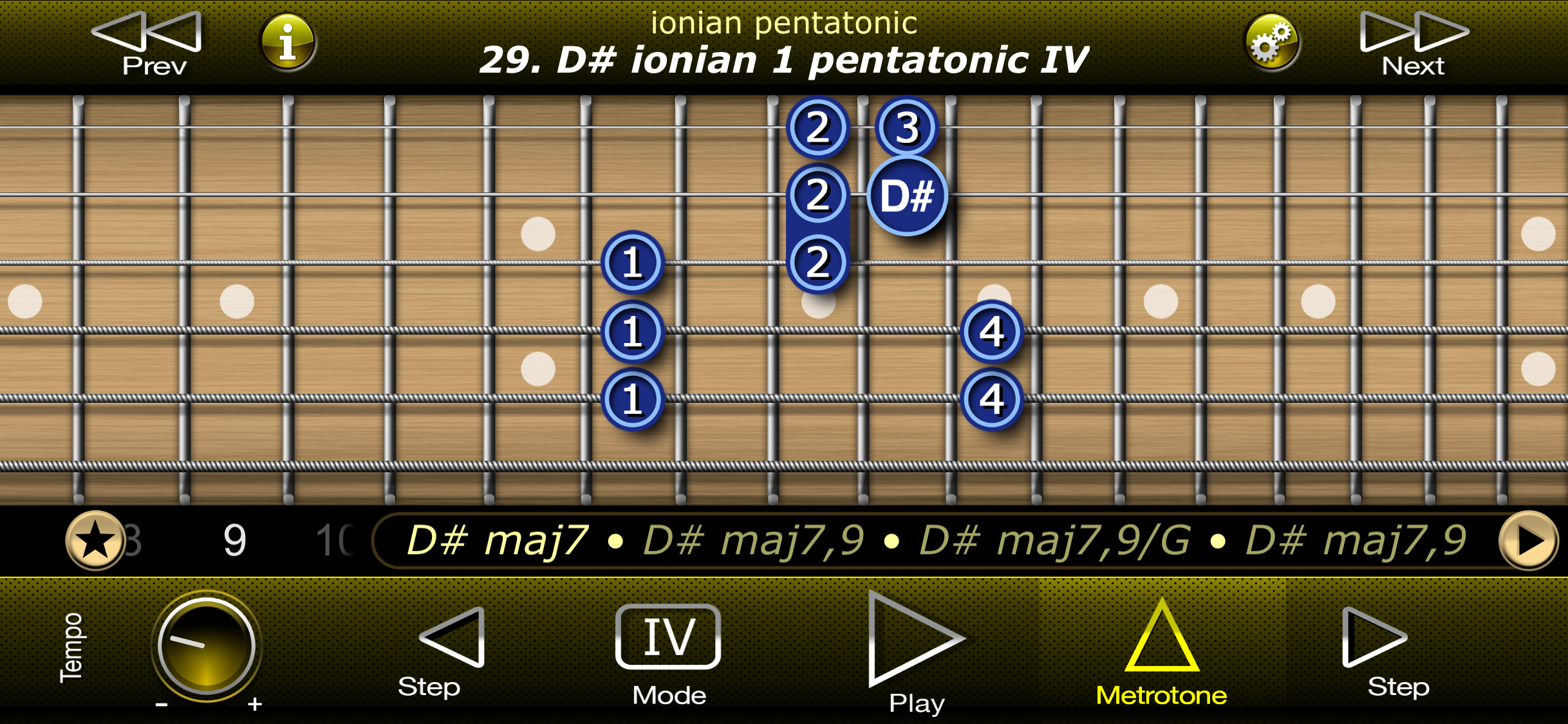 Guitar Modal Pentatonic Scales screenshot 5