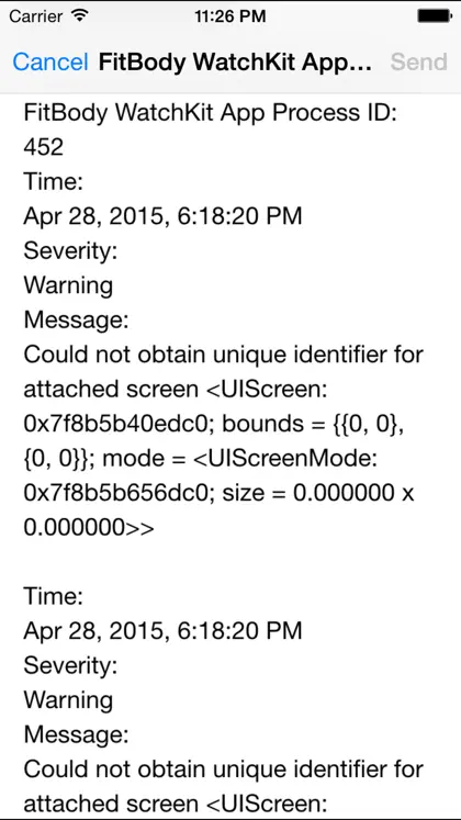 Screenshot 5 di 5 di iSyslog