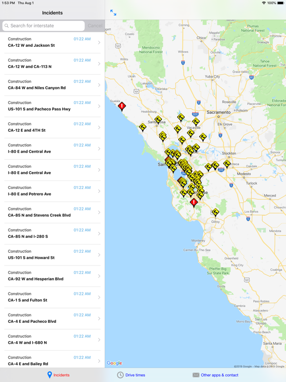 Screenshot #5 pour Bay Area Traffic Monitor