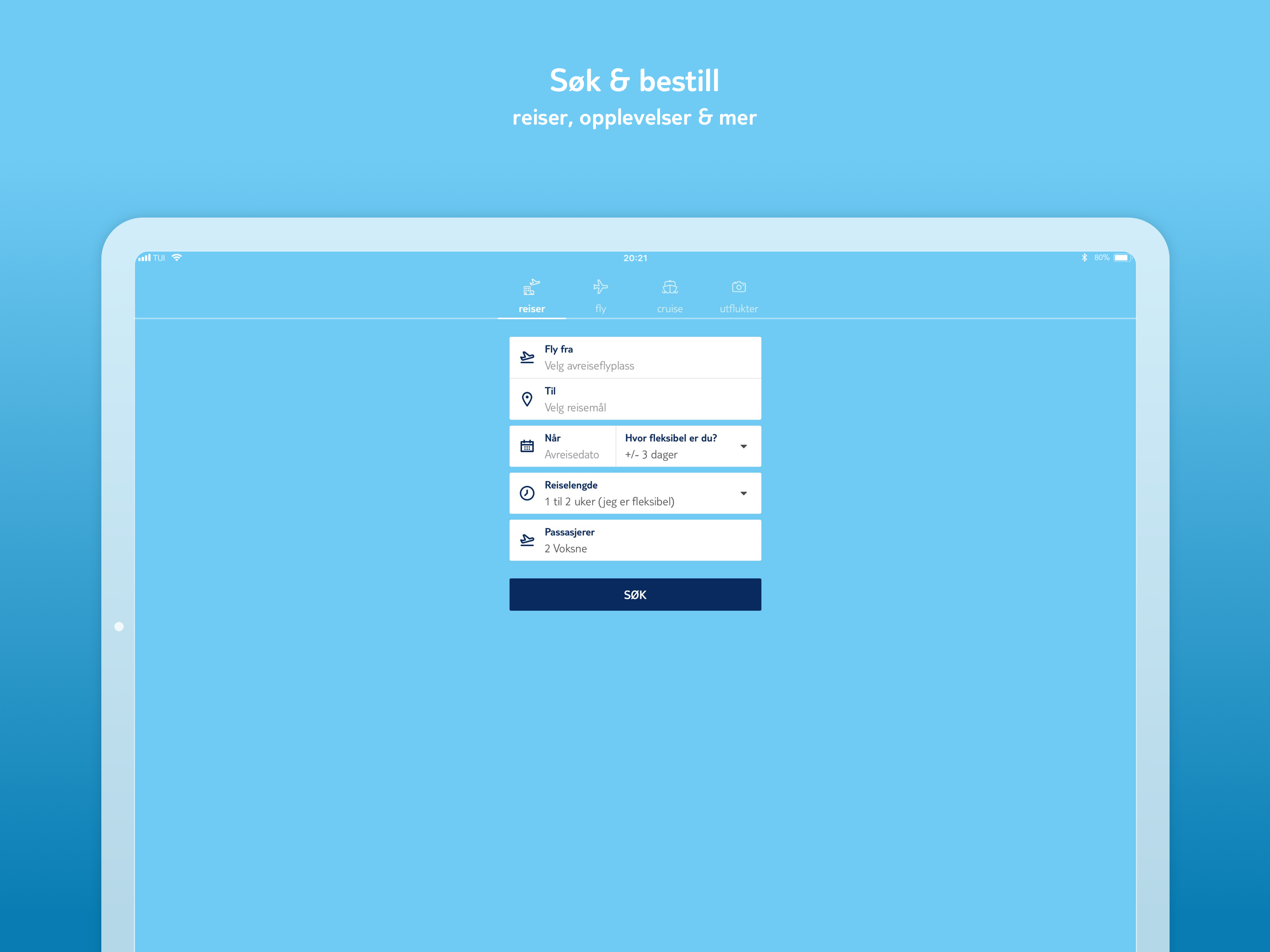 TUI Norge: Din smarte reiseapp