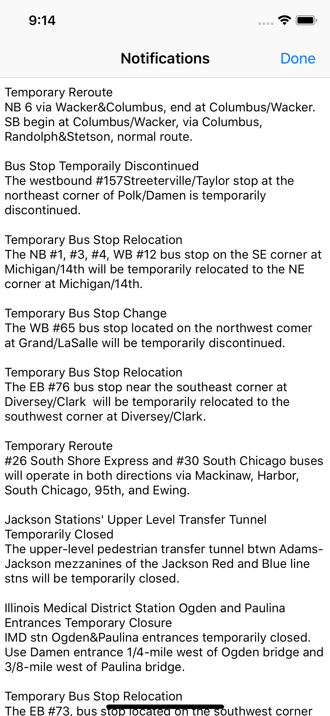 CHI Next Bus