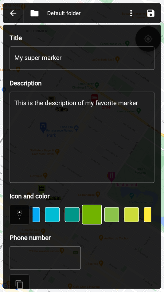 #4. Map Marker: places organizer (iOS) 由: Sebastien BIERO