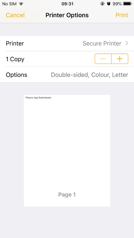 #5. Pharos Secure Release (iOS) 由: Pharos Systems International