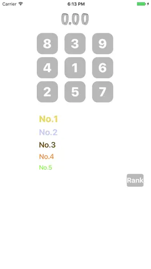 1to9: Tap Rush screenshot 1