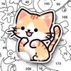 Color Stickers - Book Games - iPadアプリ