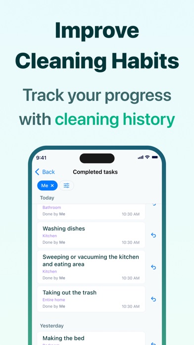 House Chores Cleaning Schedule Screenshot