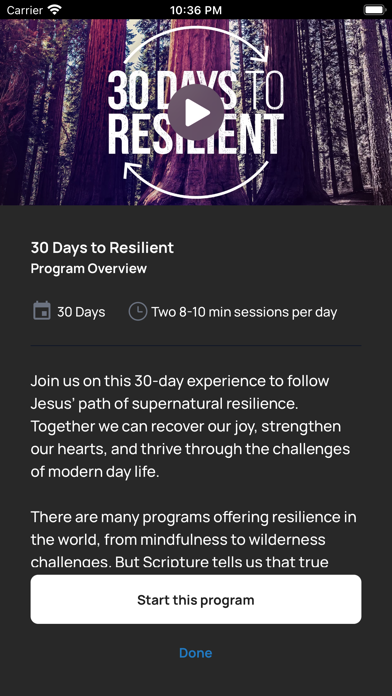Screenshot #1 pour Pause: Prayer & Meditation