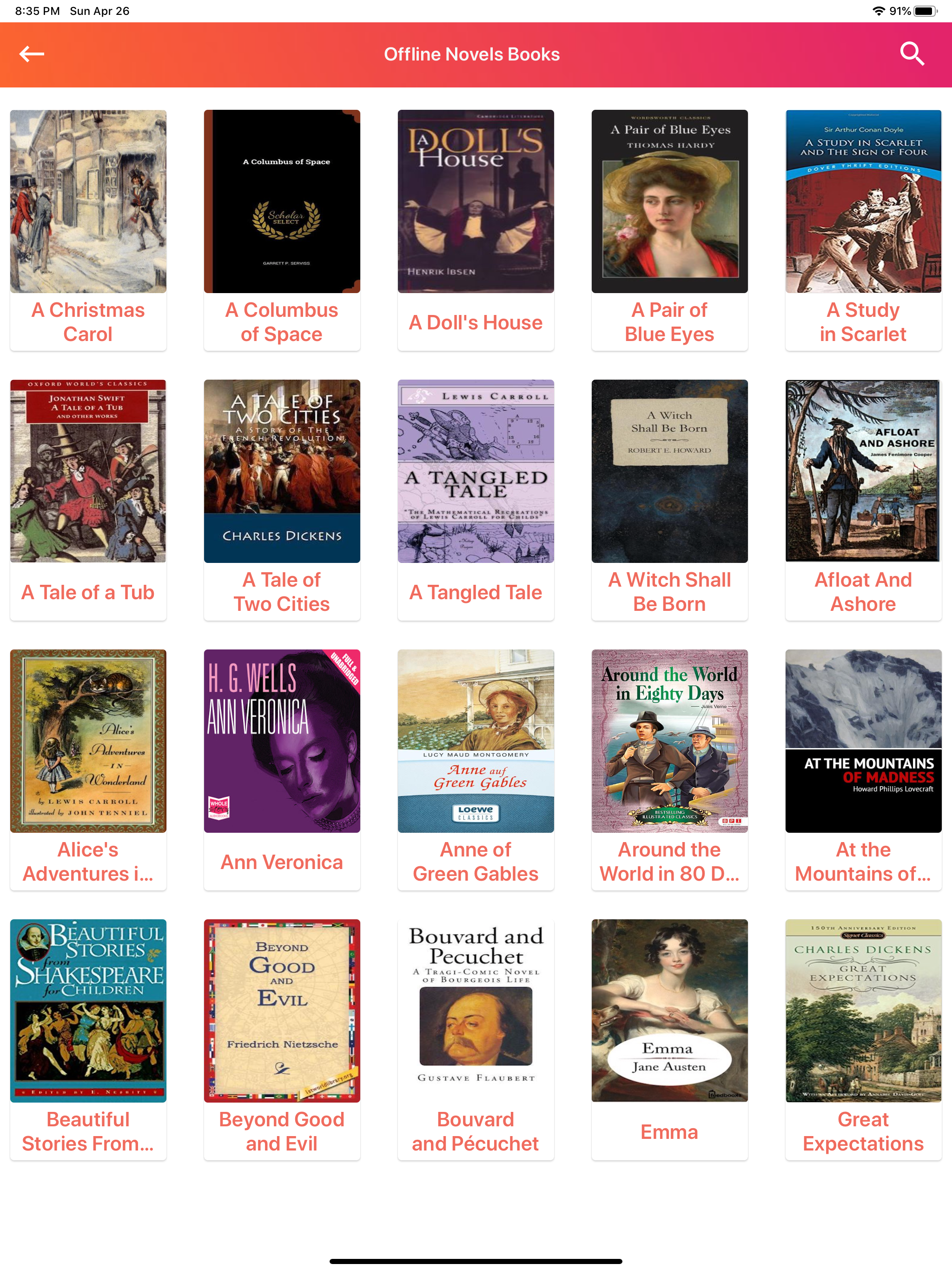 English Novel Books - Offline screenshot 11