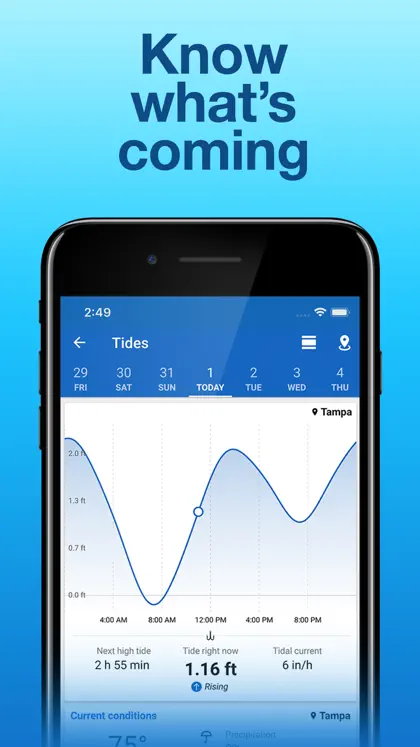 Captura de tela 4 de 6 de Fishing Points: Map & Forecast
