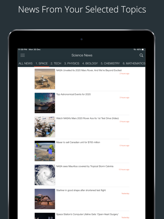 Screenshot #4 pour Science News Daily - Articles