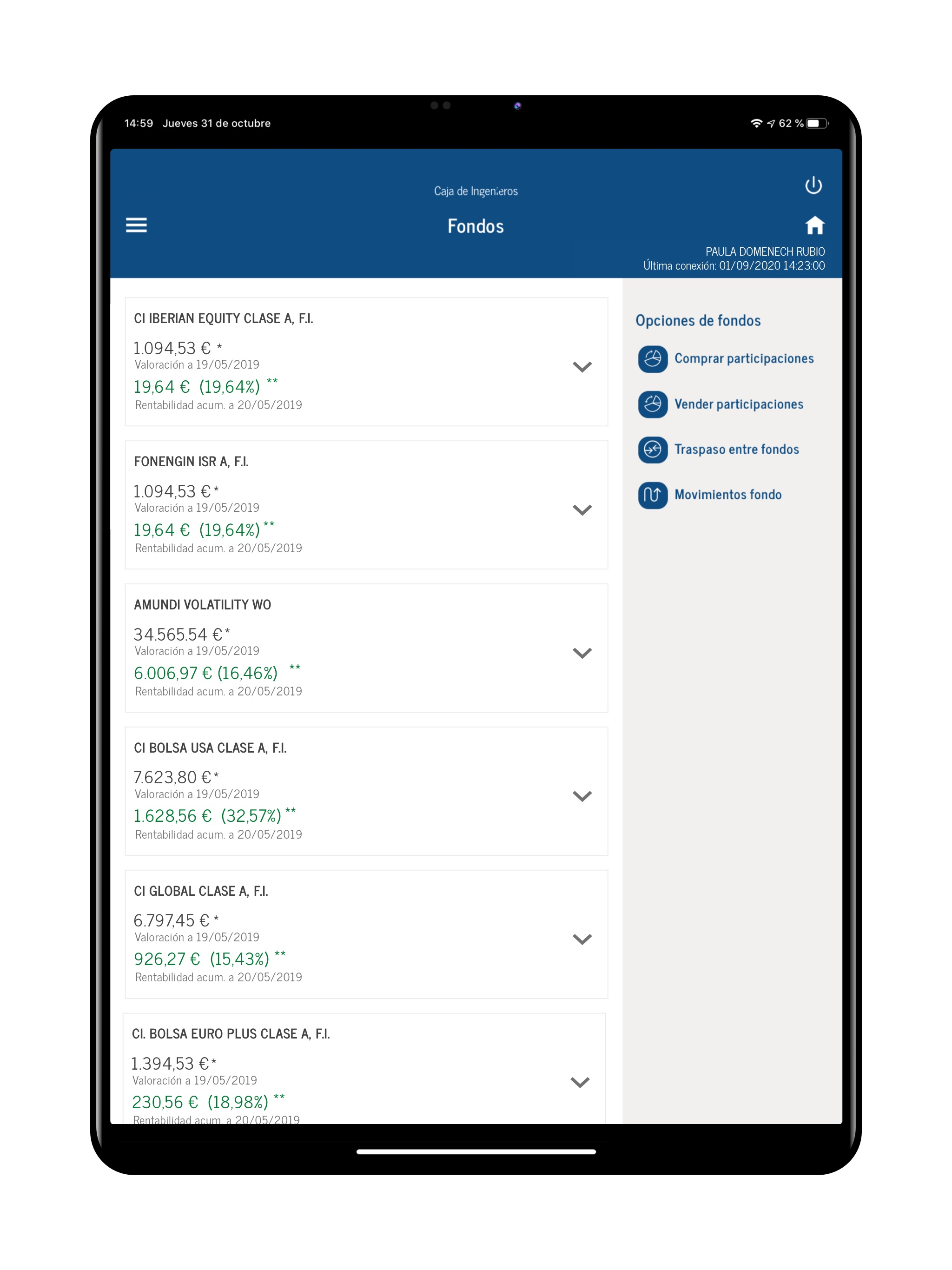 Caja Ingenieros Banca MÓVIL screenshot 8