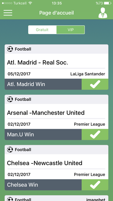 Screenshot #1 pour Conseils Bet Sportif